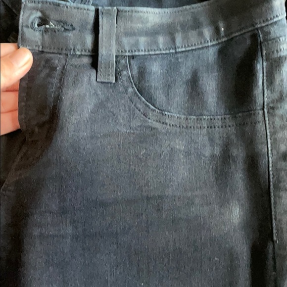 J Brand Navy Blue metal Coated Skinny Jeans - Picture 4 of 9